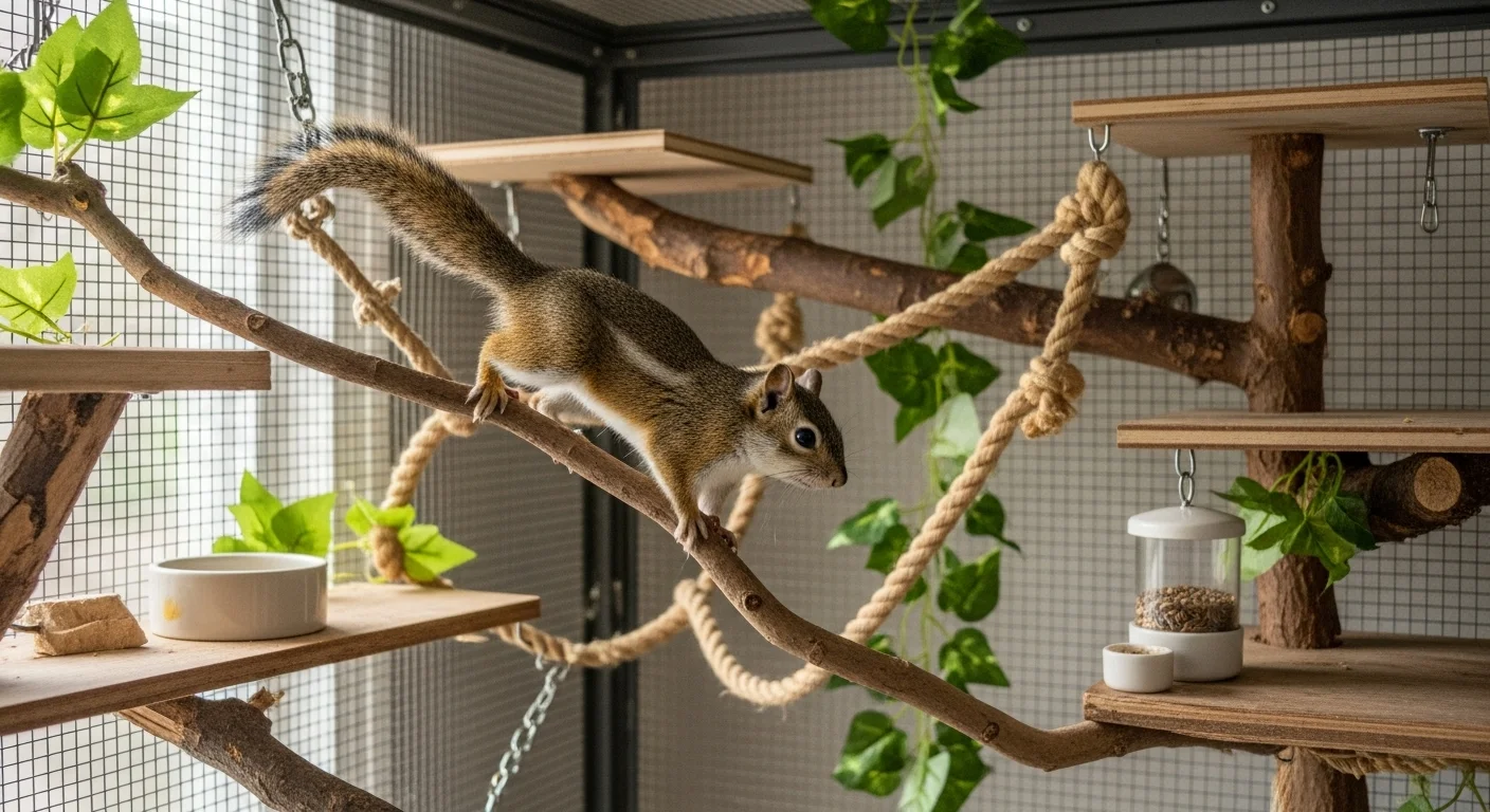 우리 피그미다람쥐에게 딱 맞는 케이지 크기와 구조