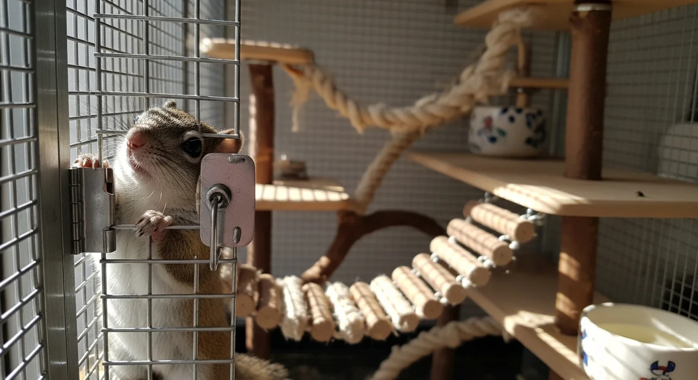 우리 피그미다람쥐 케이지, 얼마나 커야 할까요?