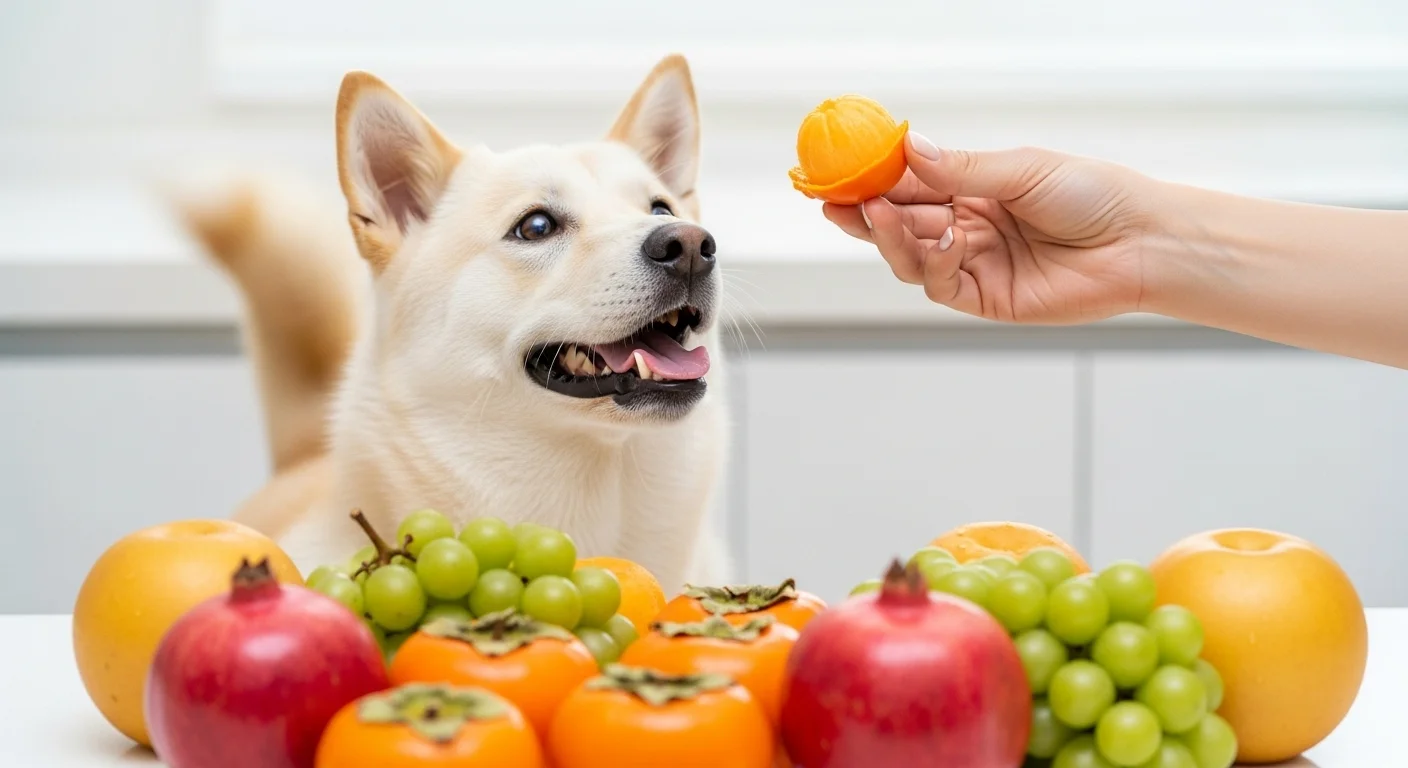 단감, 우리 강아지에게 어떤 영양을 줄까요? 🍎