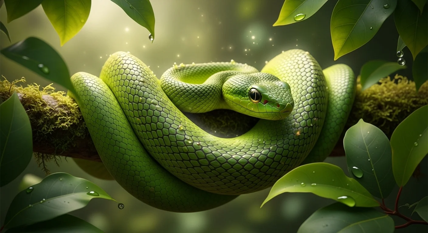 초록 뱀 나오는 꿈: 특별한 의미는? 🌿 (색깔별 뱀 꿈해몽)