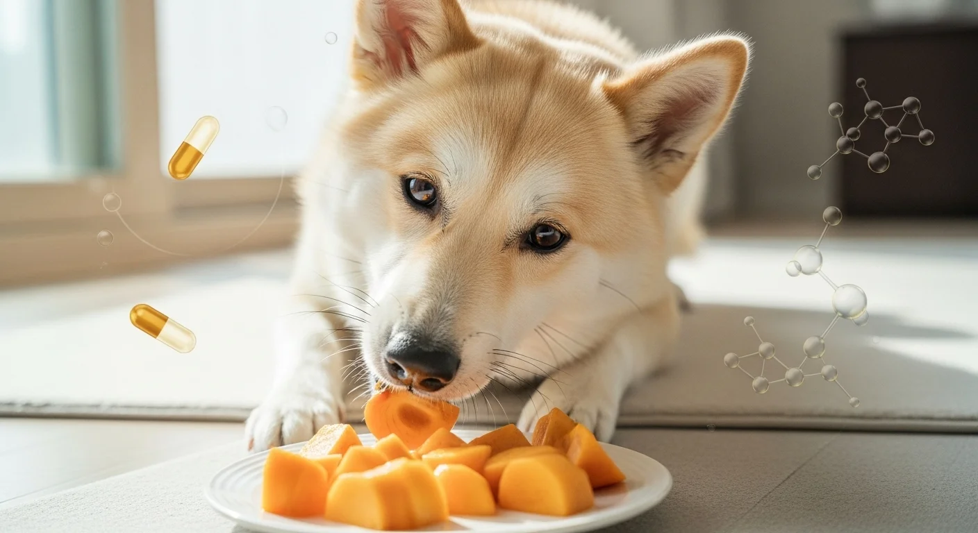 감의 영양 성분과 우리 강아지에게 좋은 점