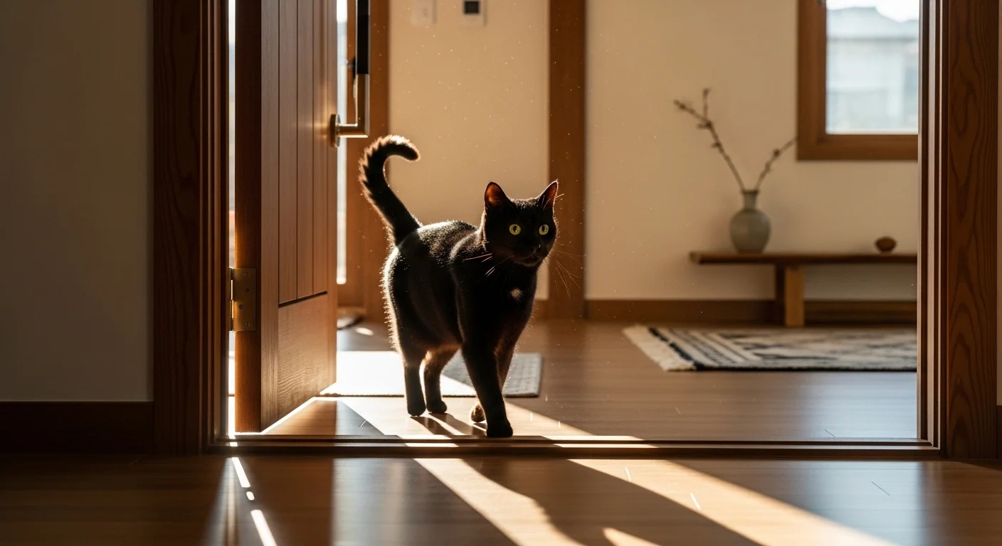 집에 들어오는 검은 고양이 꿈 해몽