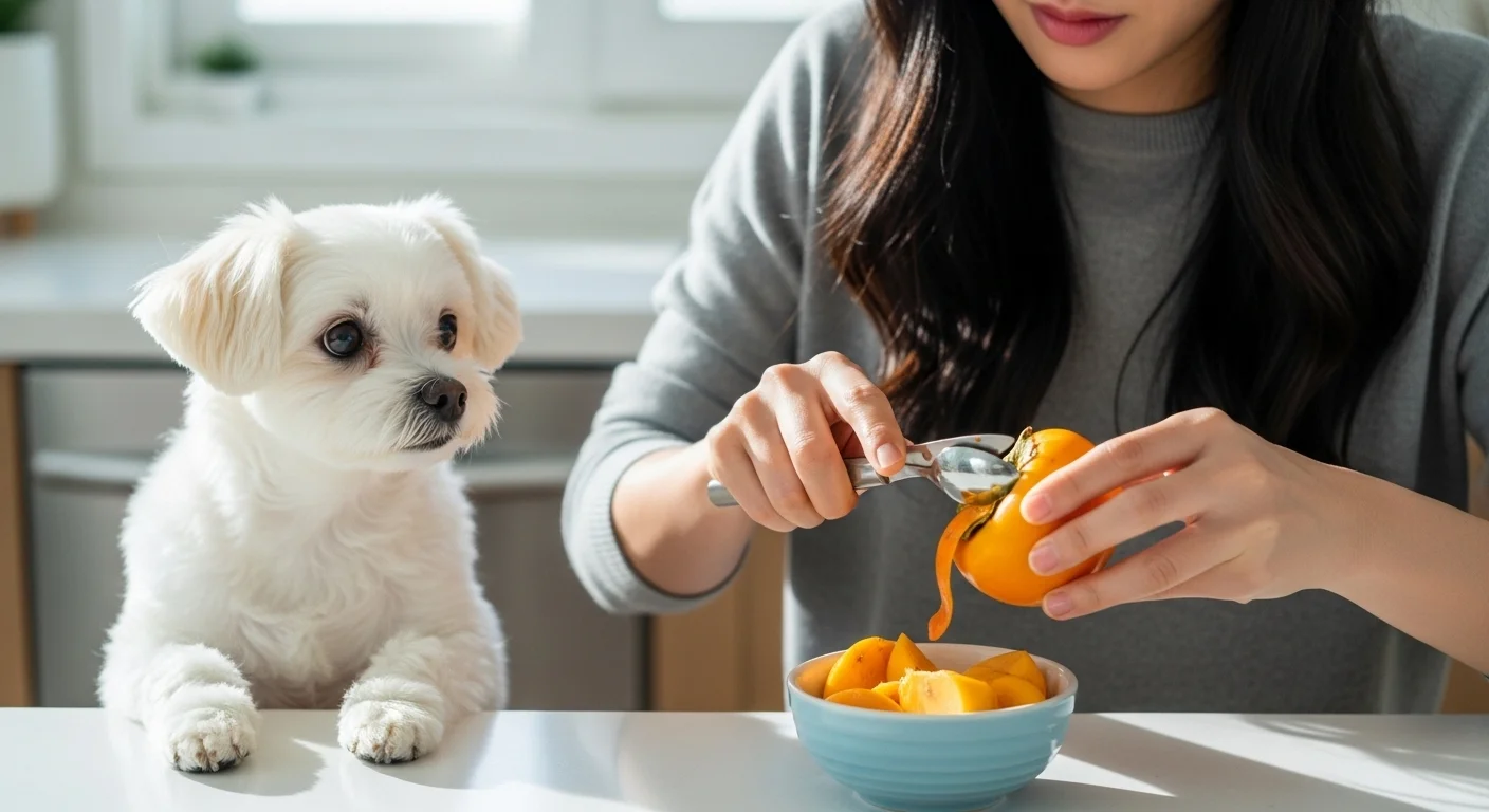 홍시 급여 전, 꼭 제거해야 할 이것들!