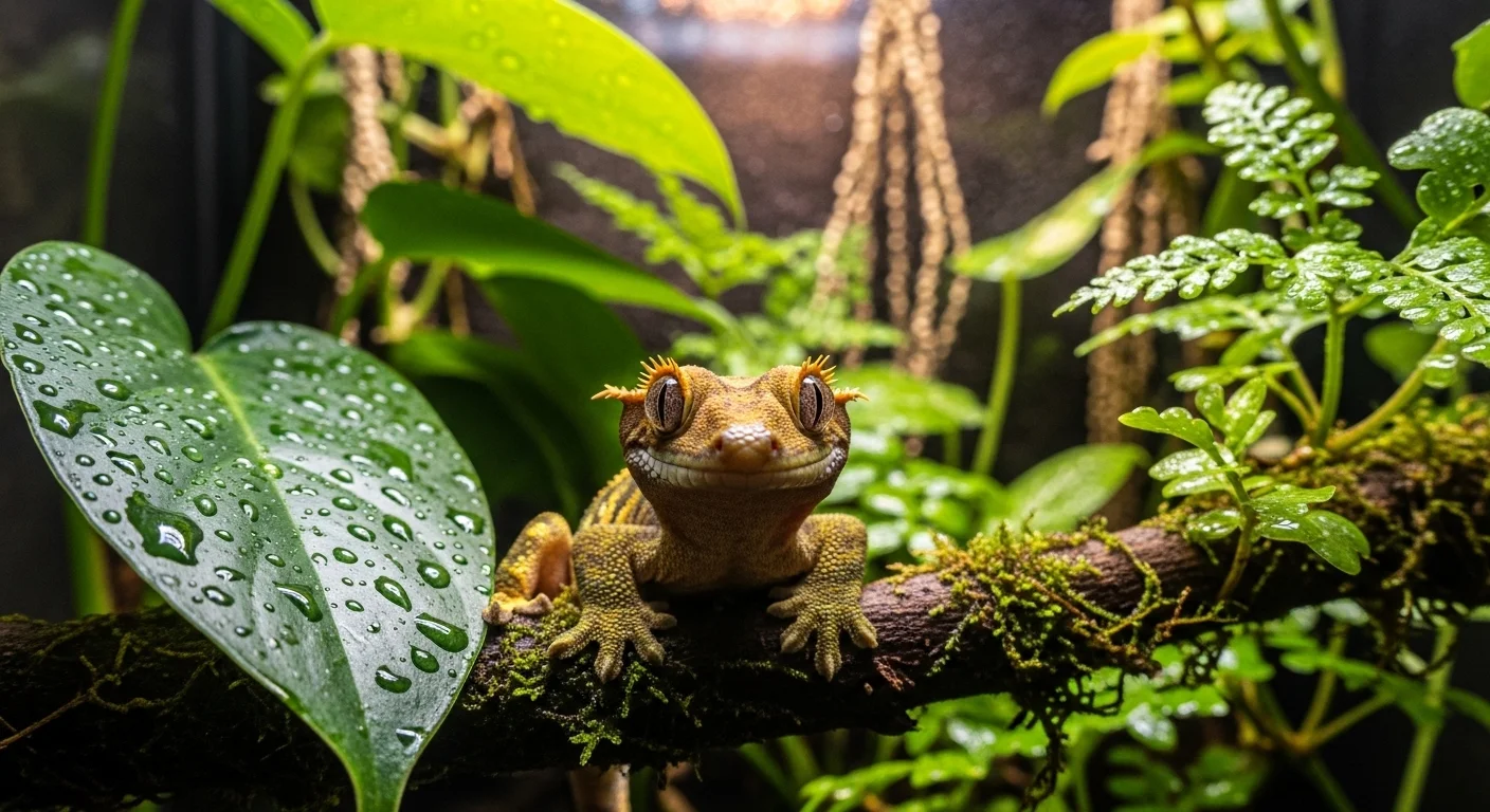 속눈썹 도마뱀, 이렇게 생겼어요!