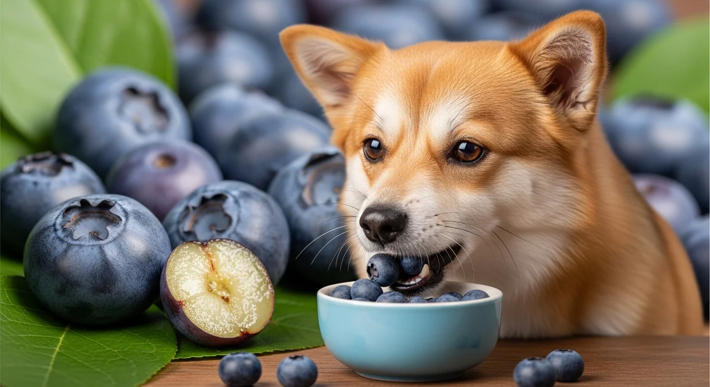블루베리의 놀라운 효능, 우리 강아지에게도!
