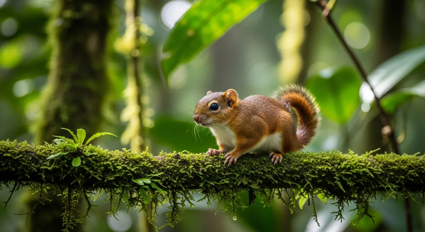 피그미다람쥐의 크기와 외형 특징