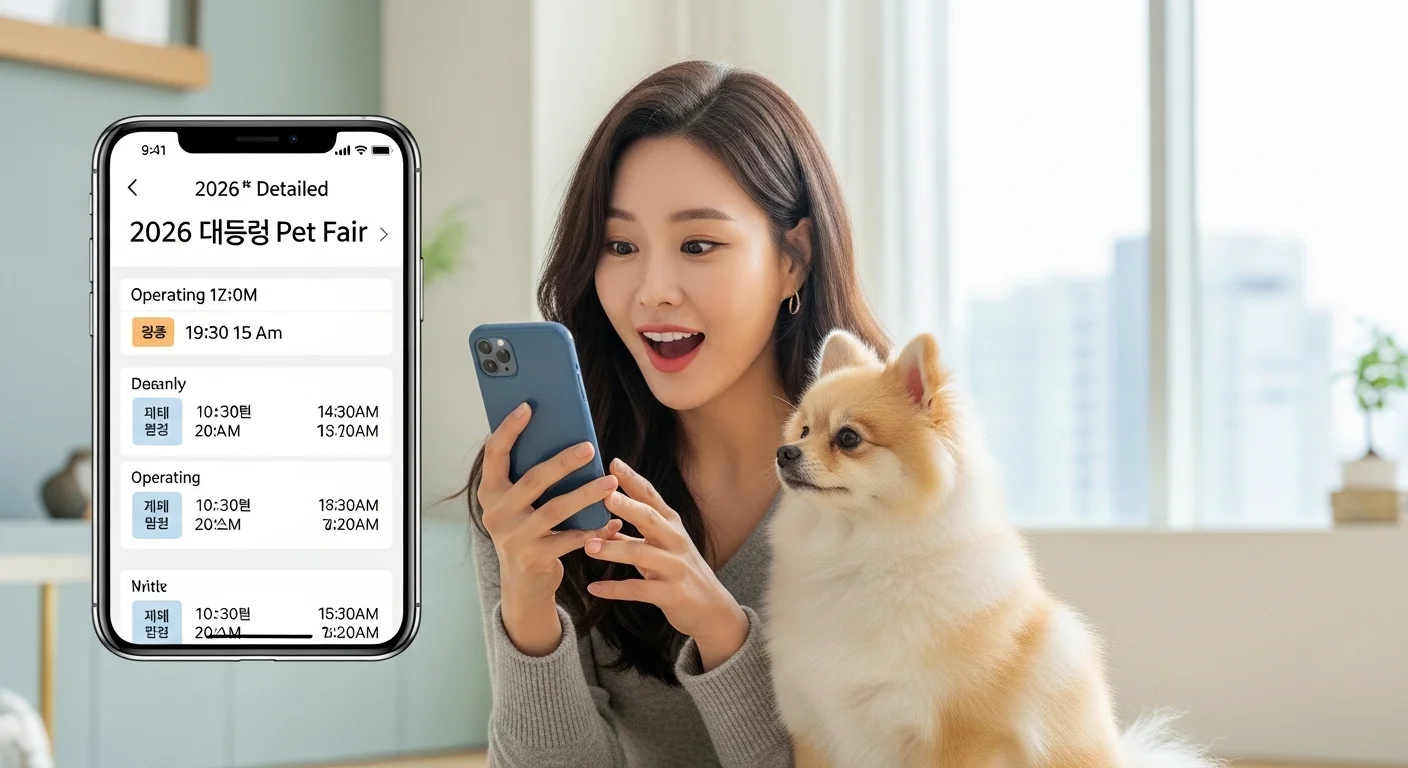 행사 일정과 운영 시간 자세히 알아보기