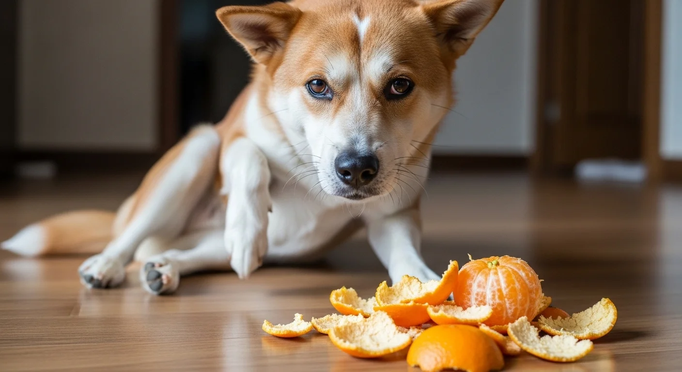 귤껍질, 왜 강아지에게 위험할까요?